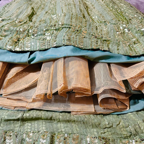 Sage Green Lehenga - Picture 4 of 4